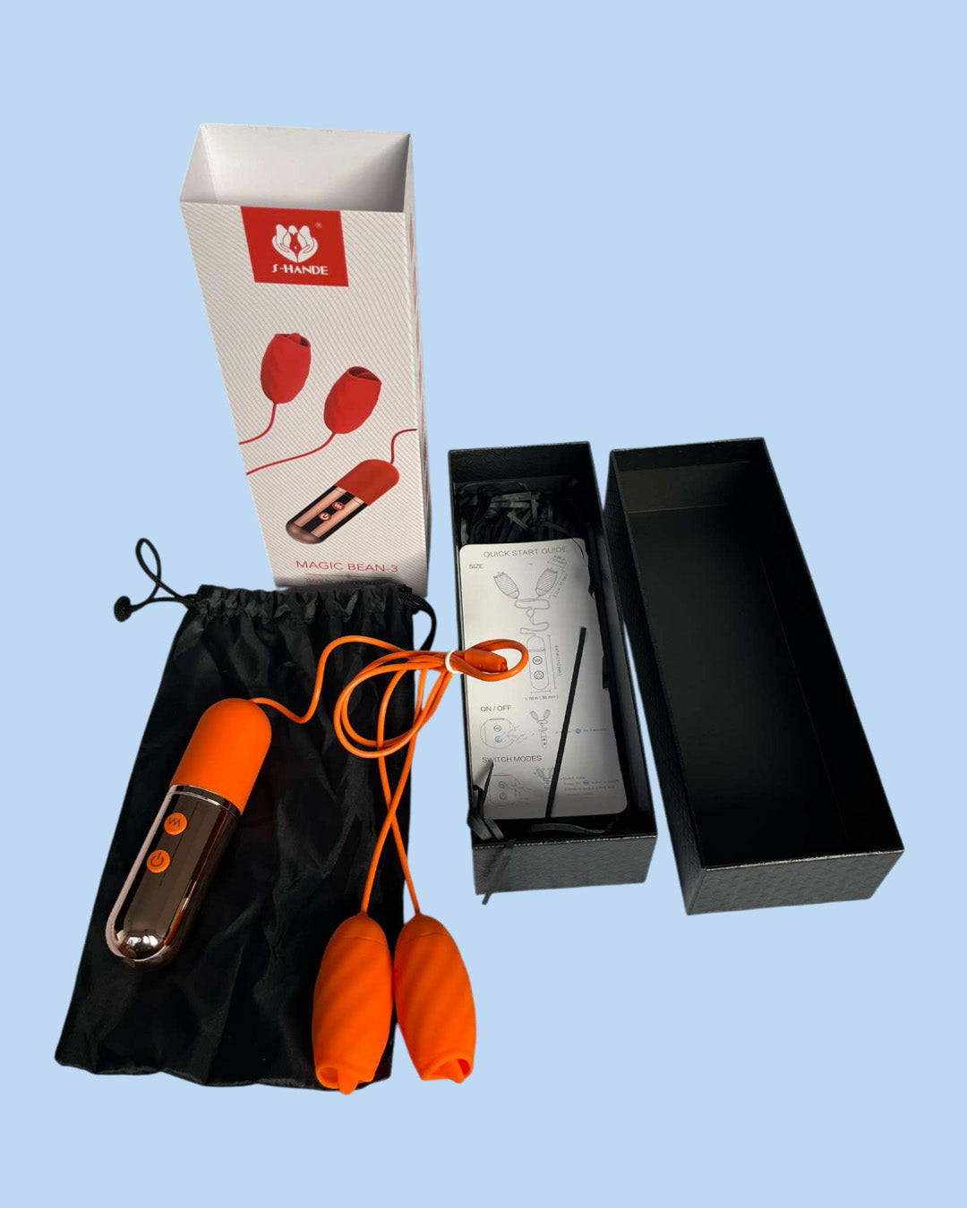 MAGIC BEAN 3 Vibrador bala doble