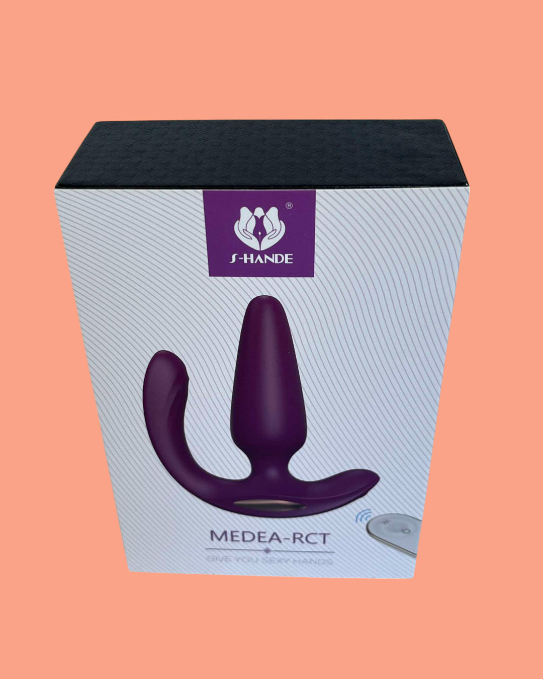 MEDEA RCT Plug anal vibrador y clitoris a control remoto