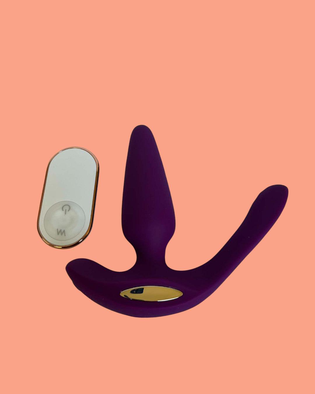 MEDEA RCT Plug anal vibrador y clitoris a control remoto