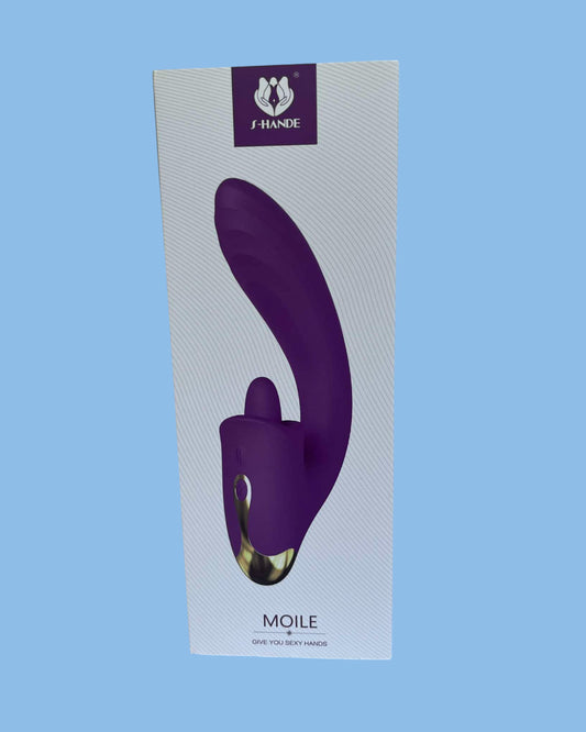 MOILE vibrador doble estimulo Vibra y lame