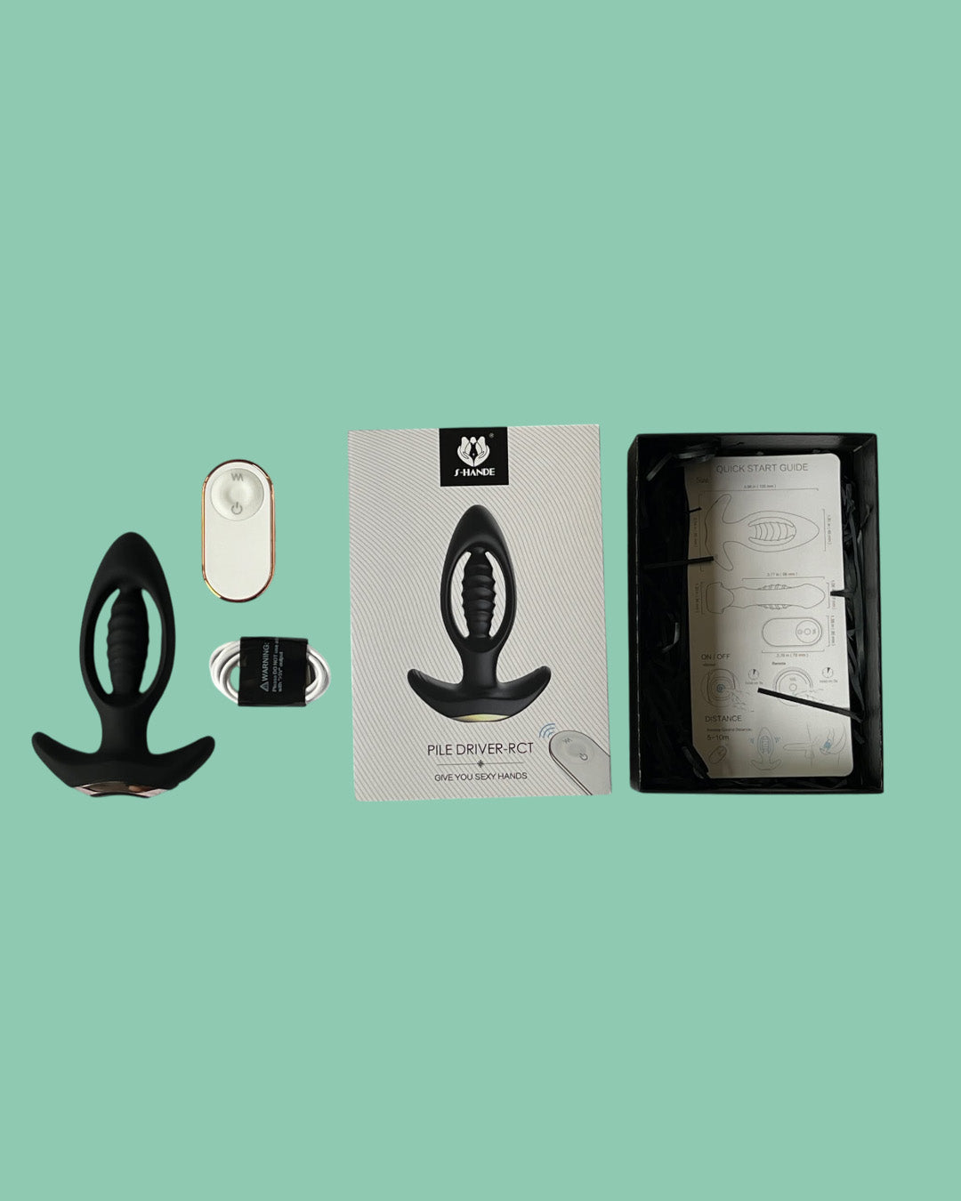 PILE DRIVER RCT Plug anal vibrador a control remoto