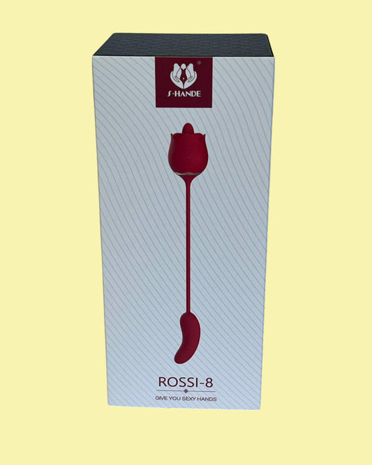 ROSSI-8 Vibrador portable Vibra Lame y Rota - Serie Rosa