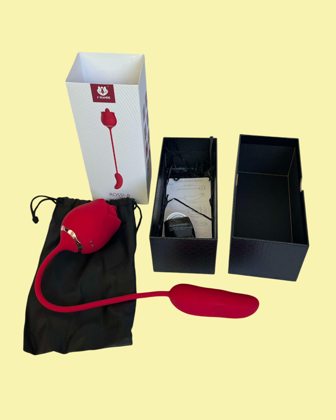 ROSSI-8 Vibrador portable Vibra Lame y Rota - Serie Rosa