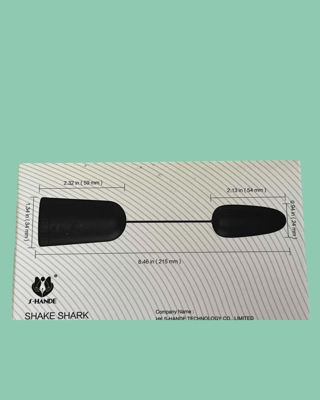 SHAKE SHARK Vibrador doble bala