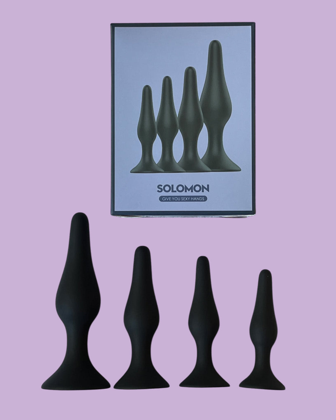 SOLOMON Set de 4 plugs anal dilatador anal