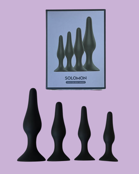 SOLOMON Set de 4 plugs anal dilatador anal