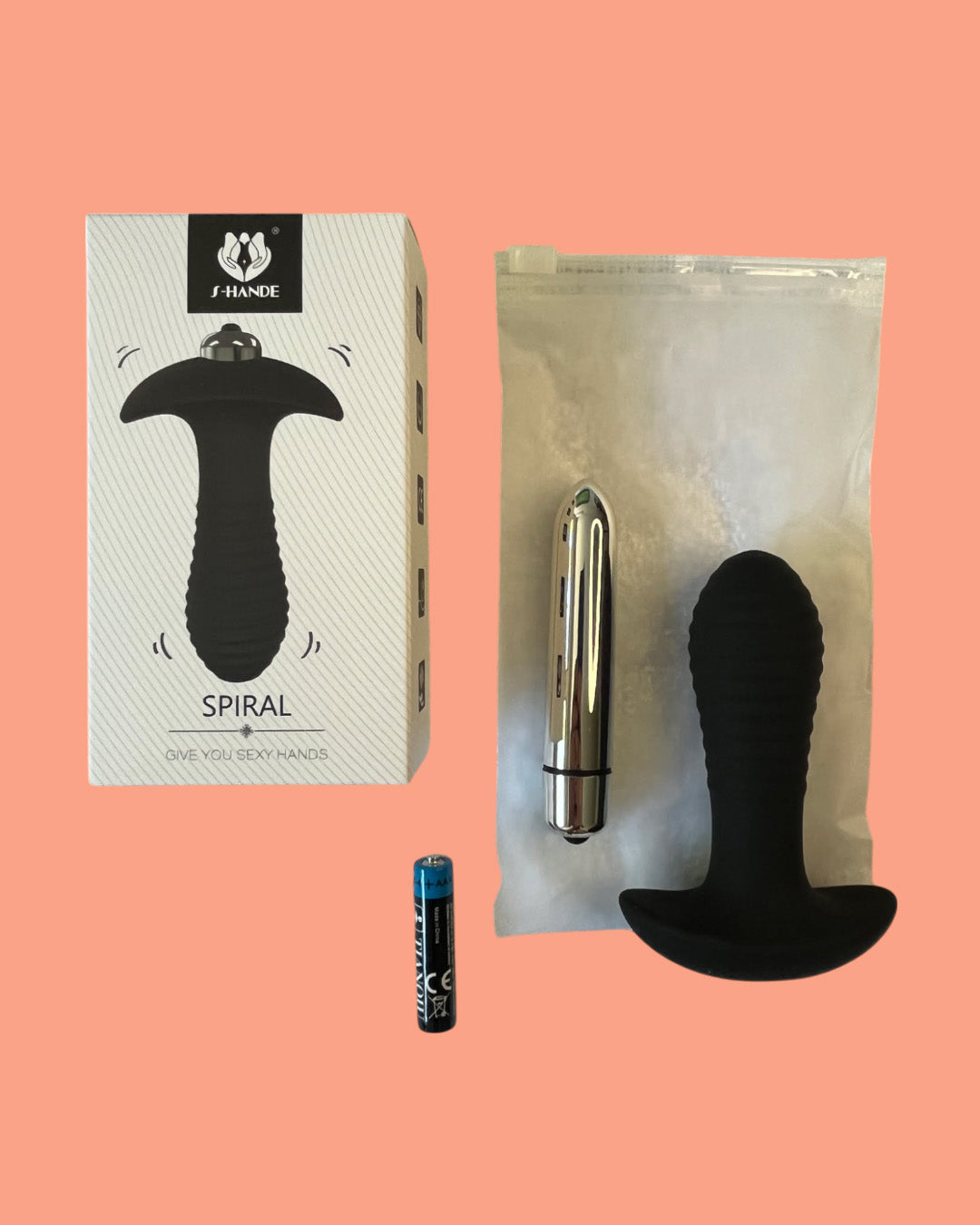SPIRAL Plug anal vibrador Dilatador anal