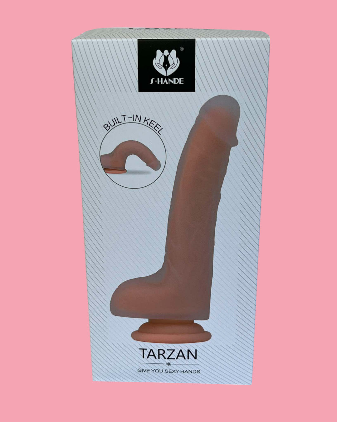 TARZAN Dildo realistico 19 cms con ventosa o uso en arnes