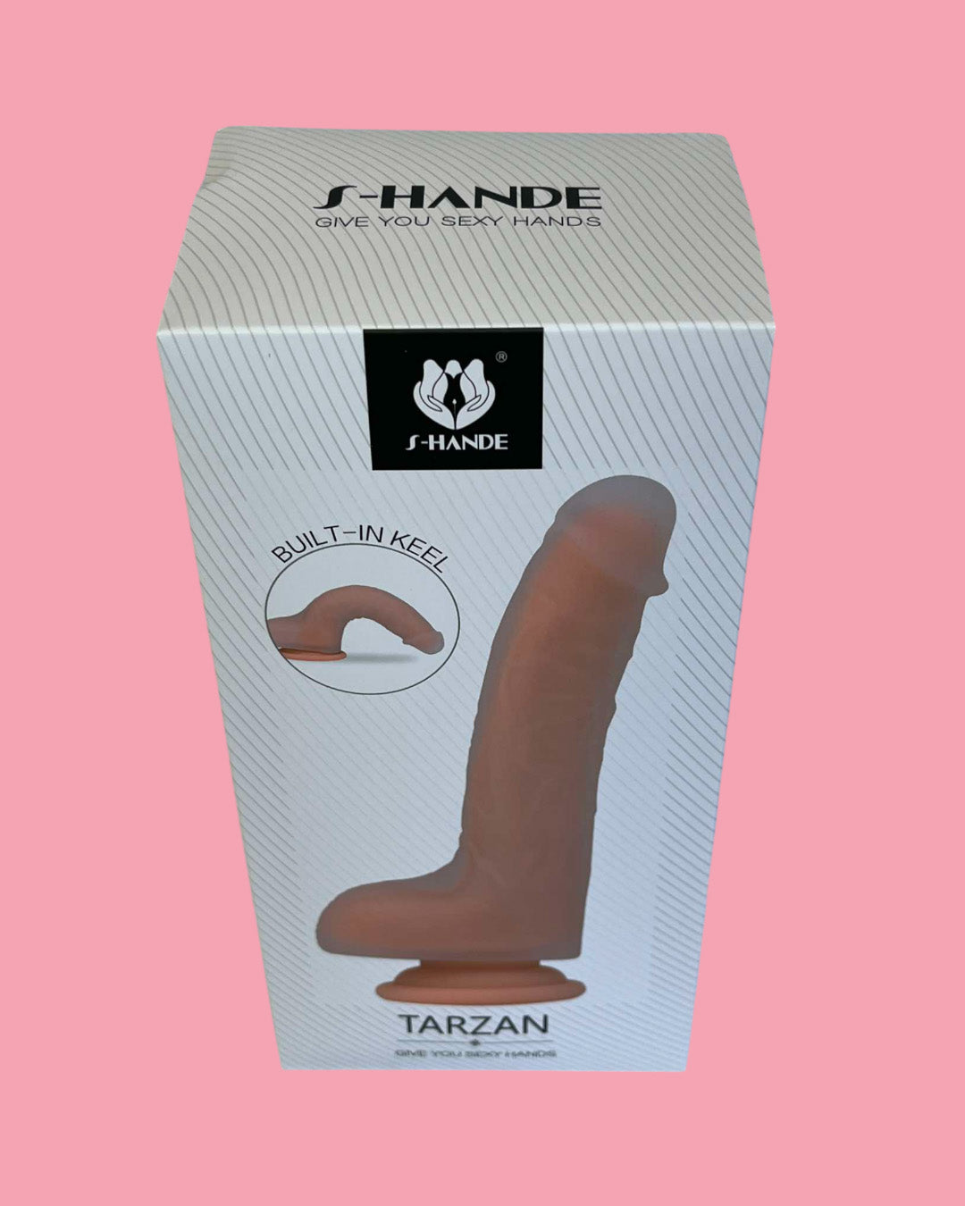 TARZAN Dildo realistico 19 cms con ventosa o uso en arnes