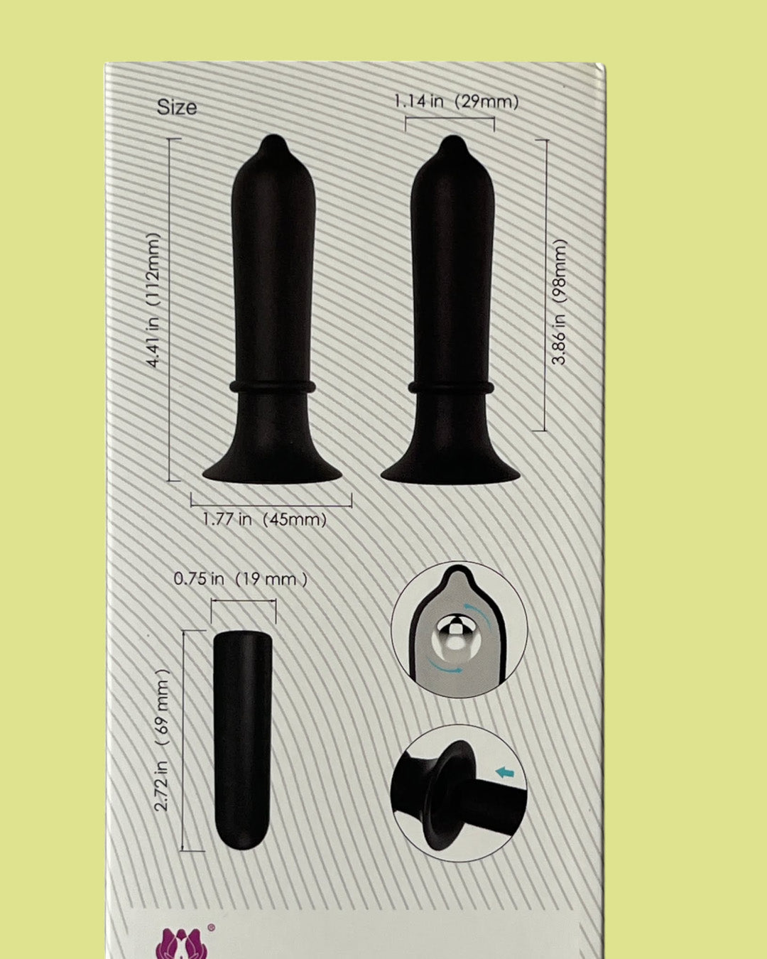 TITI plug anal con bala vibradora Estimula Punto G y clitoris