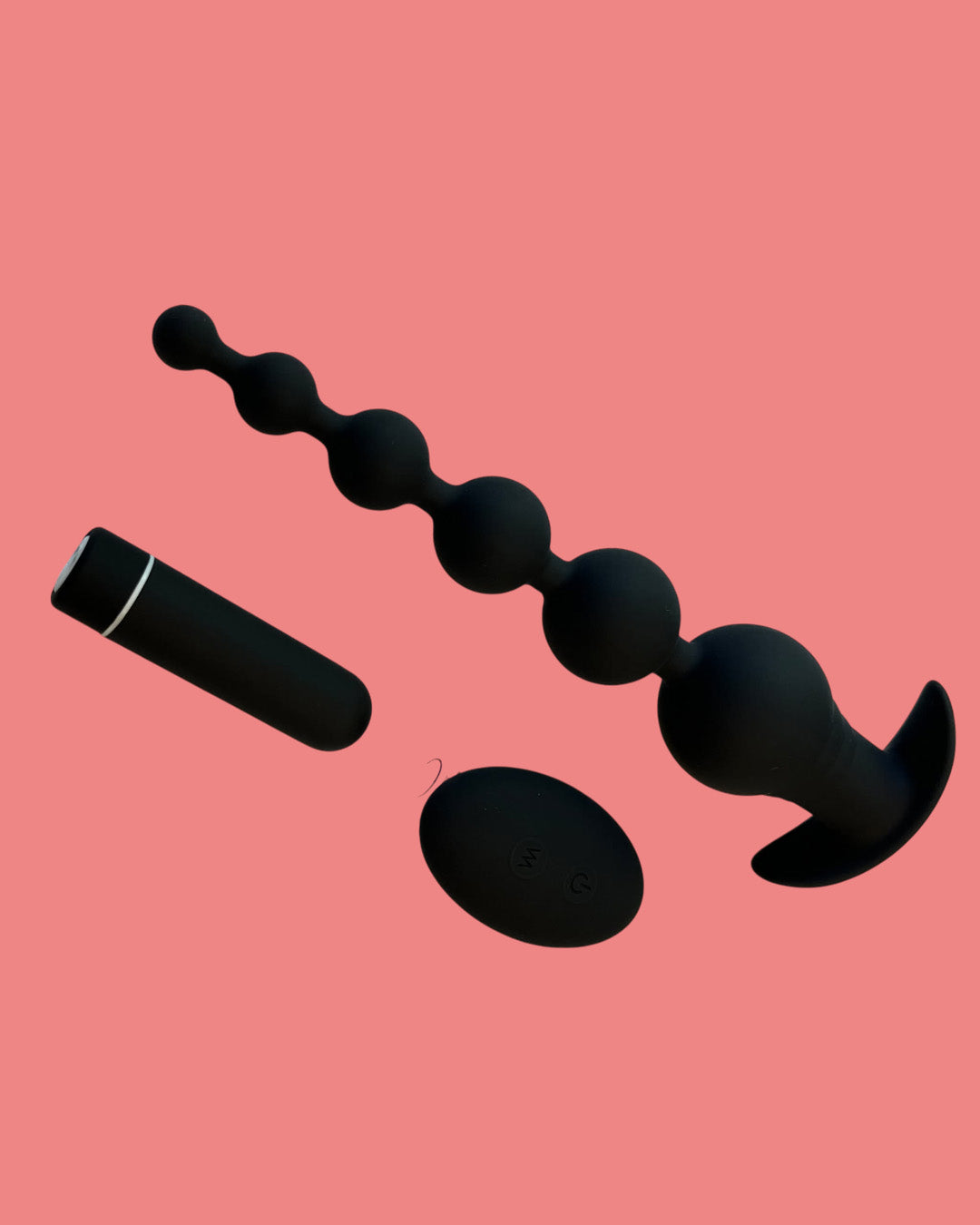 TOWER RCT Plug anal con bala vibradora a control remoto