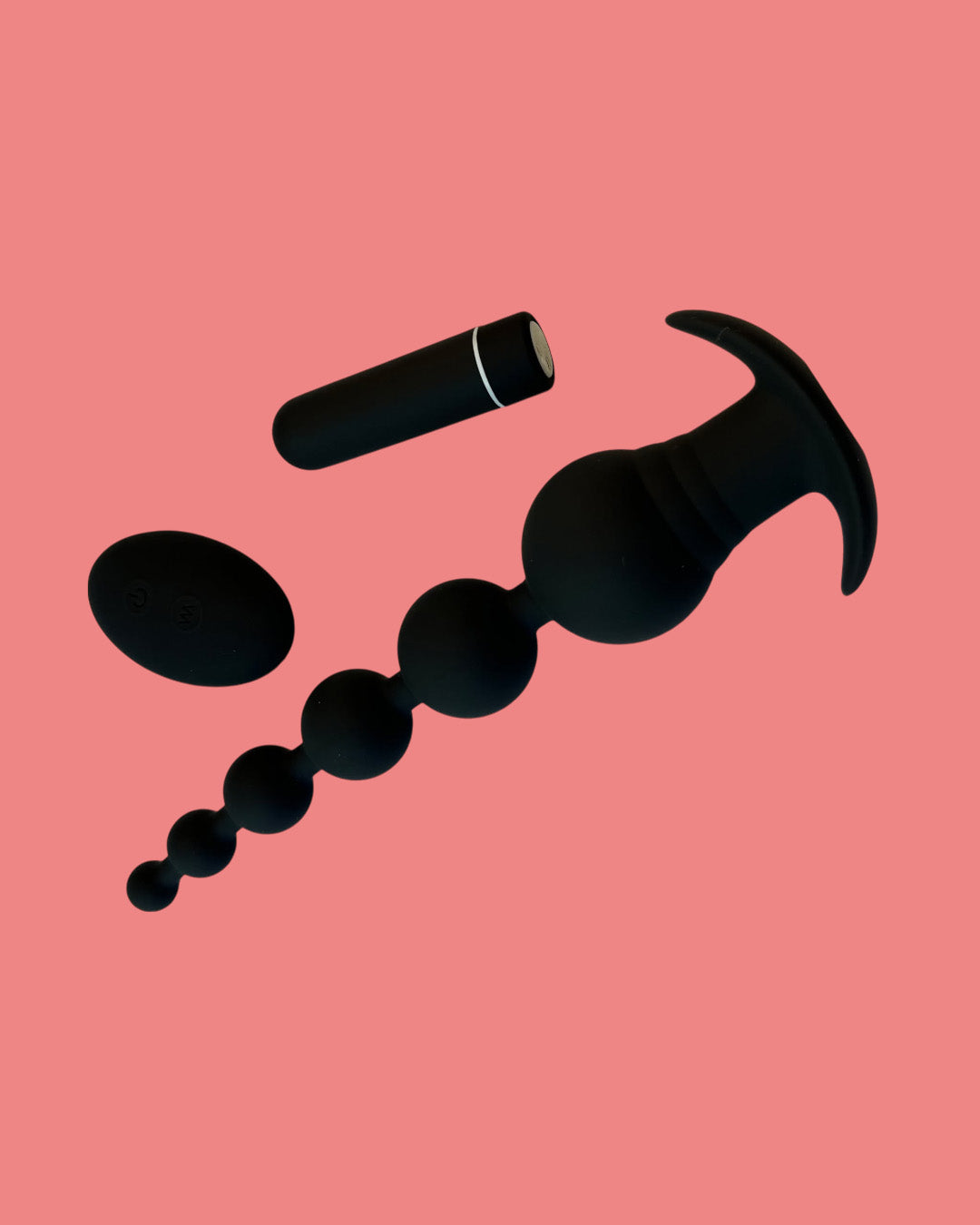 TOWER RCT Plug anal con bala vibradora a control remoto