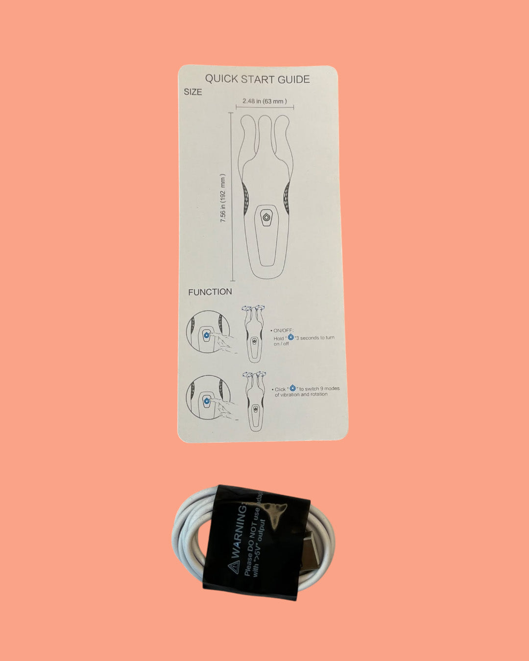 TRIDENT Vibrador estimulador pene, pezones Punto G