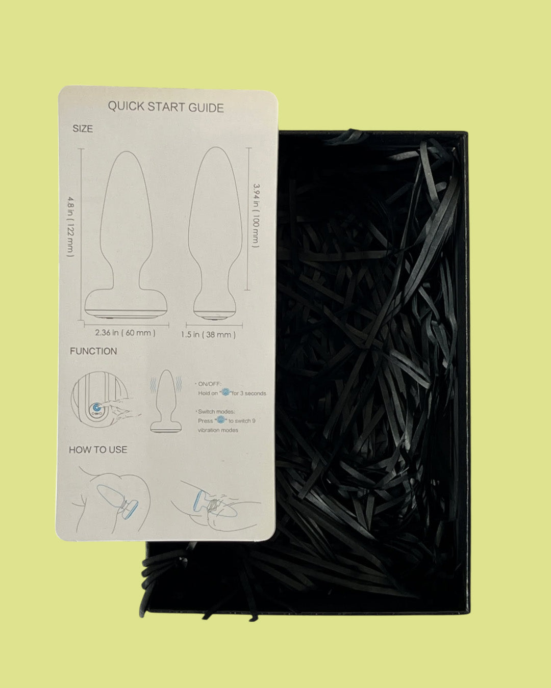 VISUAL RIVET Plug anal vibrador