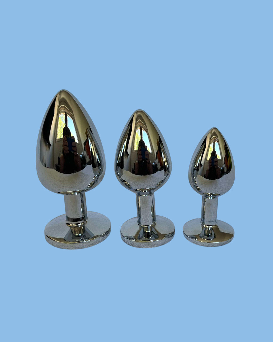 WADE Set de 3 plugs dilatador anal Edicion de lujo