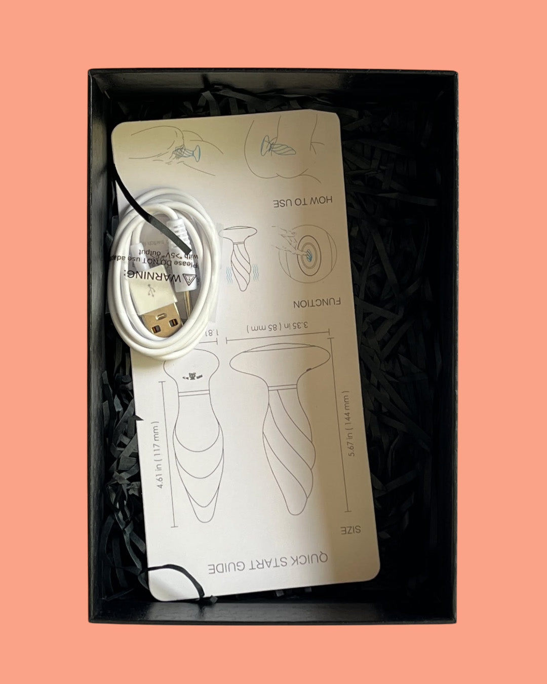WHIRLWIND Plug anal vibrador dilatador anal