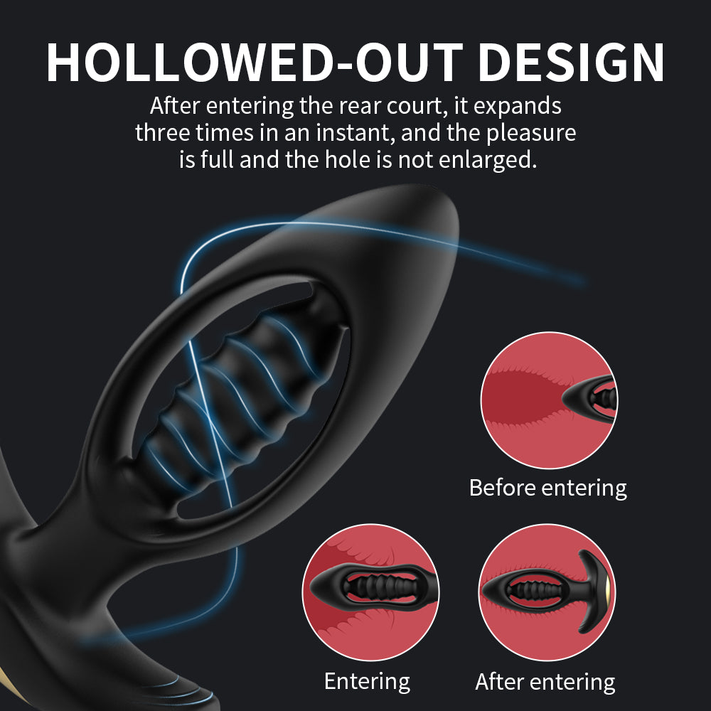 PILE DRIVER RCT Plug anal vibrador a control remoto