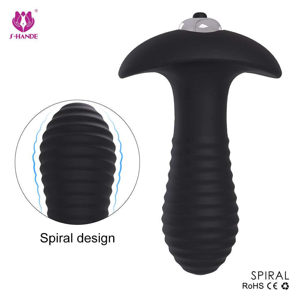 SPIRAL Plug anal vibrador Dilatador anal