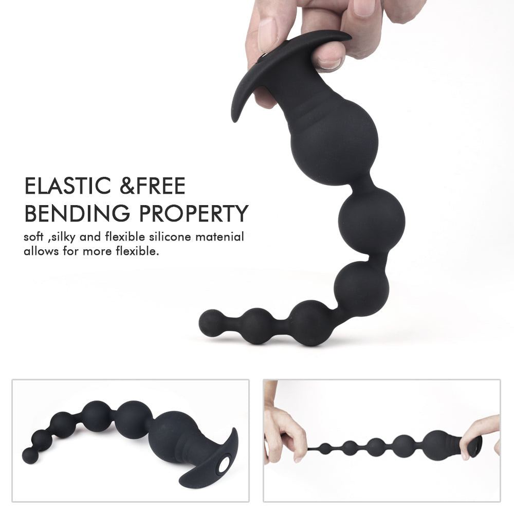 TOWER Plug anal con bala vibradora extraible Masaje prostatico